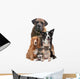 Five Dogs Wall Decal
