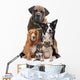 Five Dogs Wall Decal