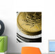 Gold And Silver Coins Wall Decal