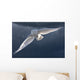 Snowy Owl Flight Against Clouded Sky Wall Decal
