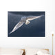 Snowy Owl Flight Against Clouded Sky Wall Decal