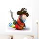 Pirate Parrot Wall Decal