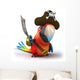 Pirate Parrot Wall Decal