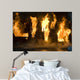 Building Fire Wall Decal