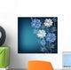With Hand-Drawn Flowers Wall Decal