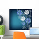 With Hand-Drawn Flowers Wall Decal