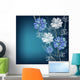 With Hand-Drawn Flowers Wall Decal