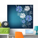With Hand-Drawn Flowers Wall Decal