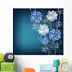 With Hand-Drawn Flowers Wall Decal
