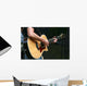 Musician With Guitar Wall Decal