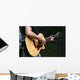 Musician With Guitar Wall Decal