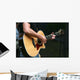 Musician With Guitar Wall Decal