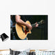 Musician With Guitar Wall Decal