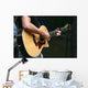 Musician With Guitar Wall Decal