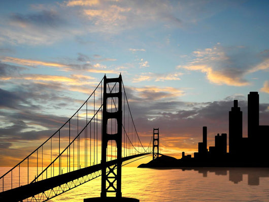 Golden Gate Bridge Near Wall Decal