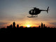 Helicopter 3D Over Night Wall Decal
