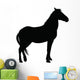 Detailed Horse Silhouette Wall Decal