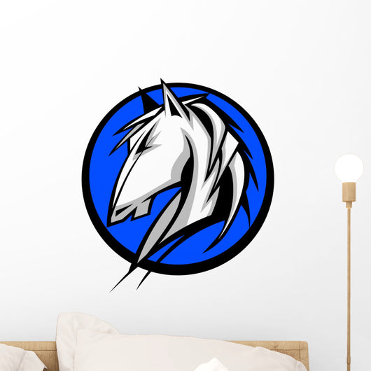 Mustang Stallion Graphic Mascot Wall Decal