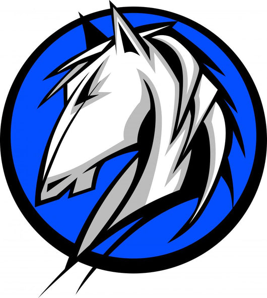 Mustang Stallion Graphic Mascot Wall Decal