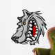 Wolf Mascot Vector Cartoon Wall Decal
