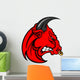 Mascot Bull Vector Cartoon Wall Decal
