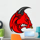 Mascot Bull Vector Cartoon Wall Decal
