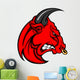 Mascot Bull Vector Cartoon Wall Decal