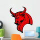 Mascot Bull Vector Graphic Wall Decal