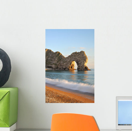Late Evening Light Durdle Door - Vertical Wall Decal
