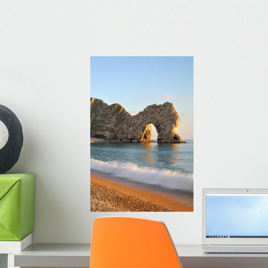 Late Evening Light Durdle Door - Vertical Wall Decal