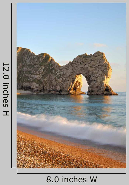 Late Evening Light Durdle Door - Vertical Wall Decal