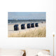 F Nf Blaue Strandkorbe Wall Decal