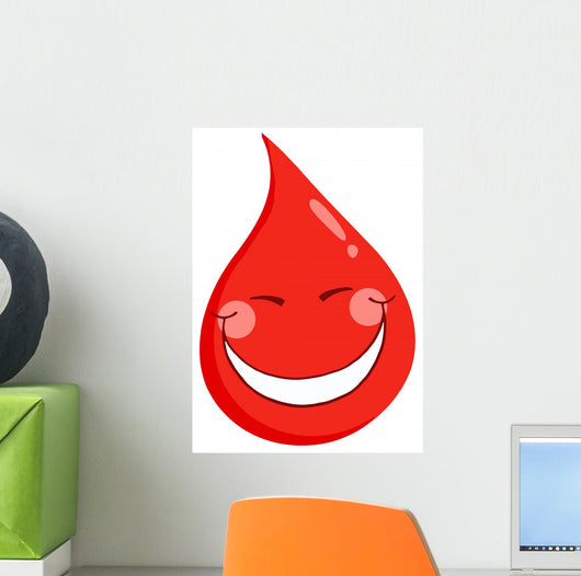 Blood Guy Smiling Wall Decal