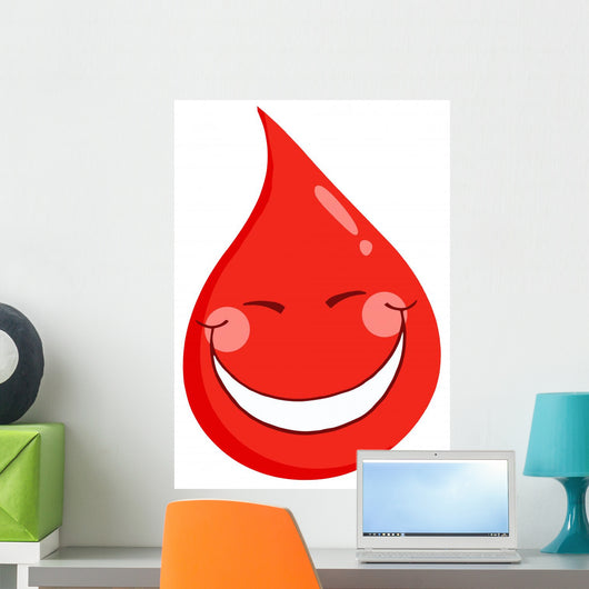 Blood Guy Smiling Wall Decal
