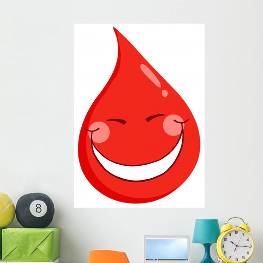 Blood Guy Smiling Wall Decal