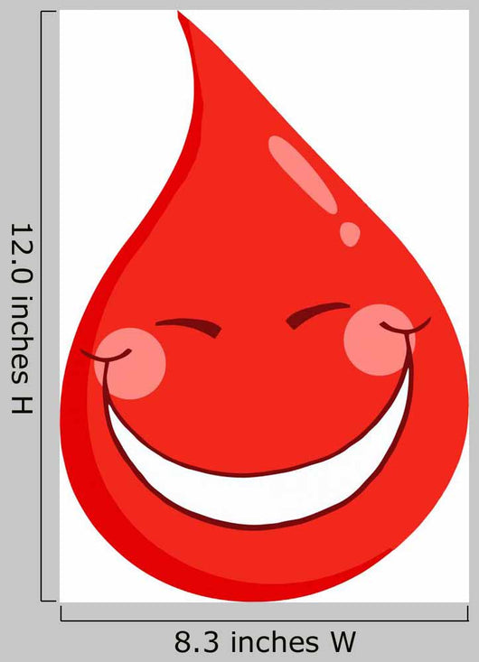 Blood Guy Smiling Wall Decal