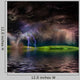 Flooded Stormy Landscape Wall Decal