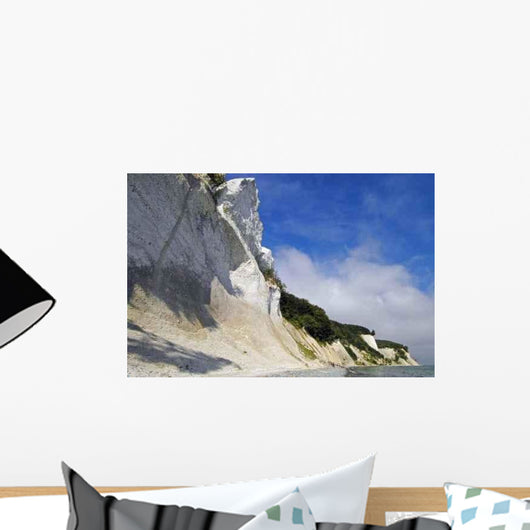 White Oceanside Cliffs Wall Decal