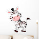 Fun Zoo Zebra Wall Decal