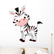 Fun Zoo Zebra Wall Decal