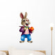 Easter Rabbit Painting Egg Wall Decal