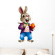 Easter Rabbit Painting Egg Wall Decal