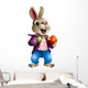 Easter Rabbit Painting Egg Wall Decal