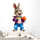 Easter Rabbit Painting Egg Wall Decal
