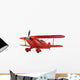 Vintage Biplane Wall Decal