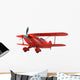 Vintage Biplane Wall Decal