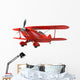Vintage Biplane Wall Decal