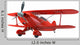 Vintage Biplane Wall Decal