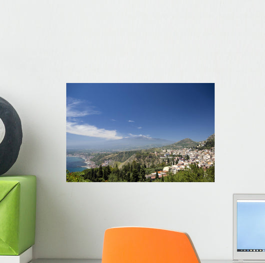 Taormina Sicily Italy Panoramic Wall Decal