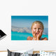 Summer Beach Portrait Lovely Wall Decal